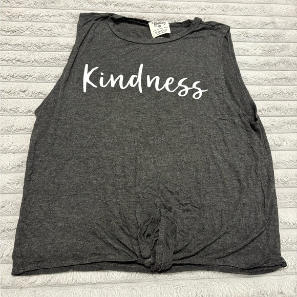 Dirtee Laundry “Kindness” Graphic Muscle Tank – Size M - Picture 1 of 4